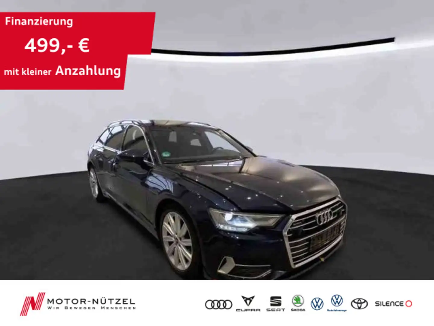 Audi A6 45 TFSI QU S-TR S-LINE 5JG+NAVI+AHK+HuD Blau - 1