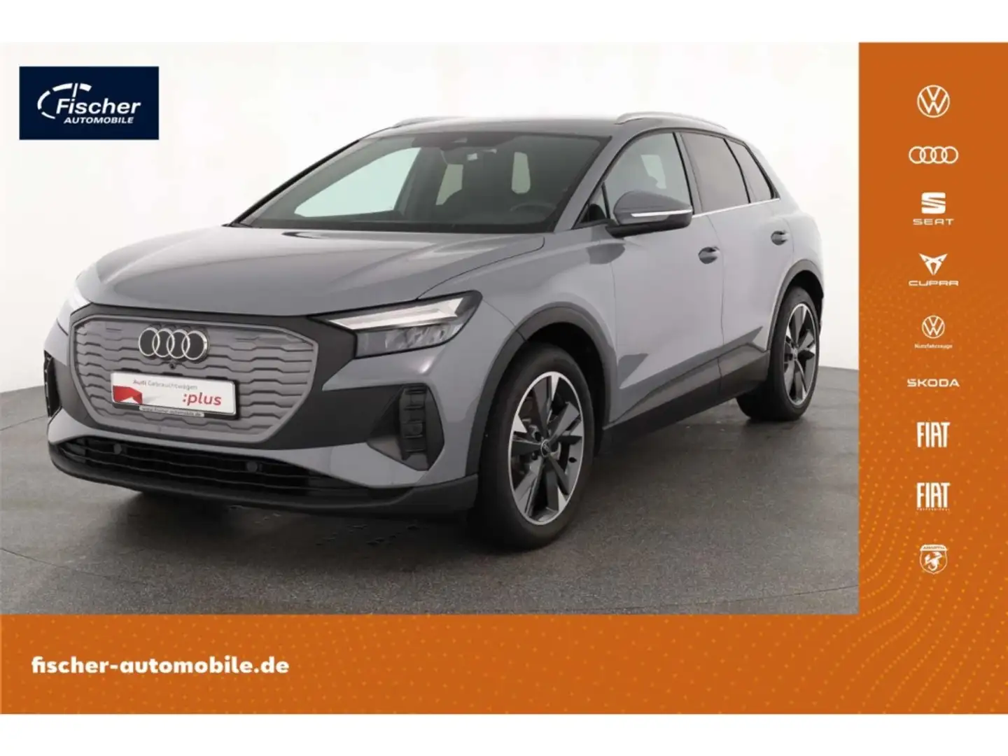 Audi Q4 e-tron 45 AHK/Wärmepump/NAV/el.Heckklappe/20'' Grau - 1