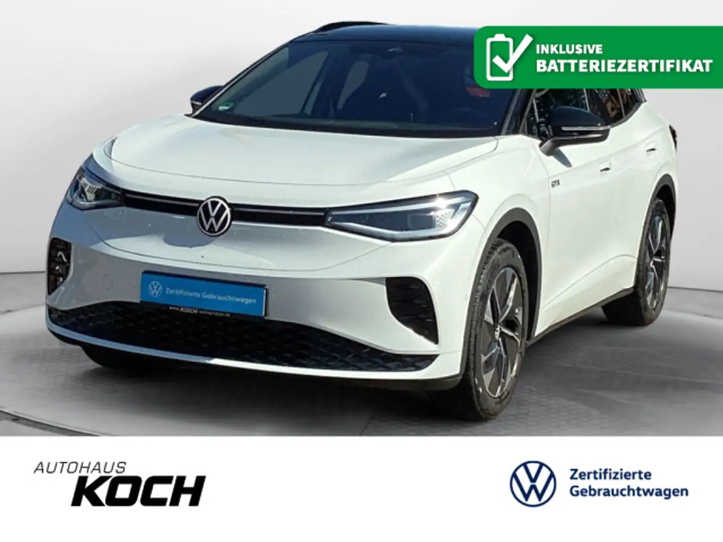 Volkswagen ID.4 GTX 4M AHK NAVI PANO LED KLIMA SHZ Weiß - 1