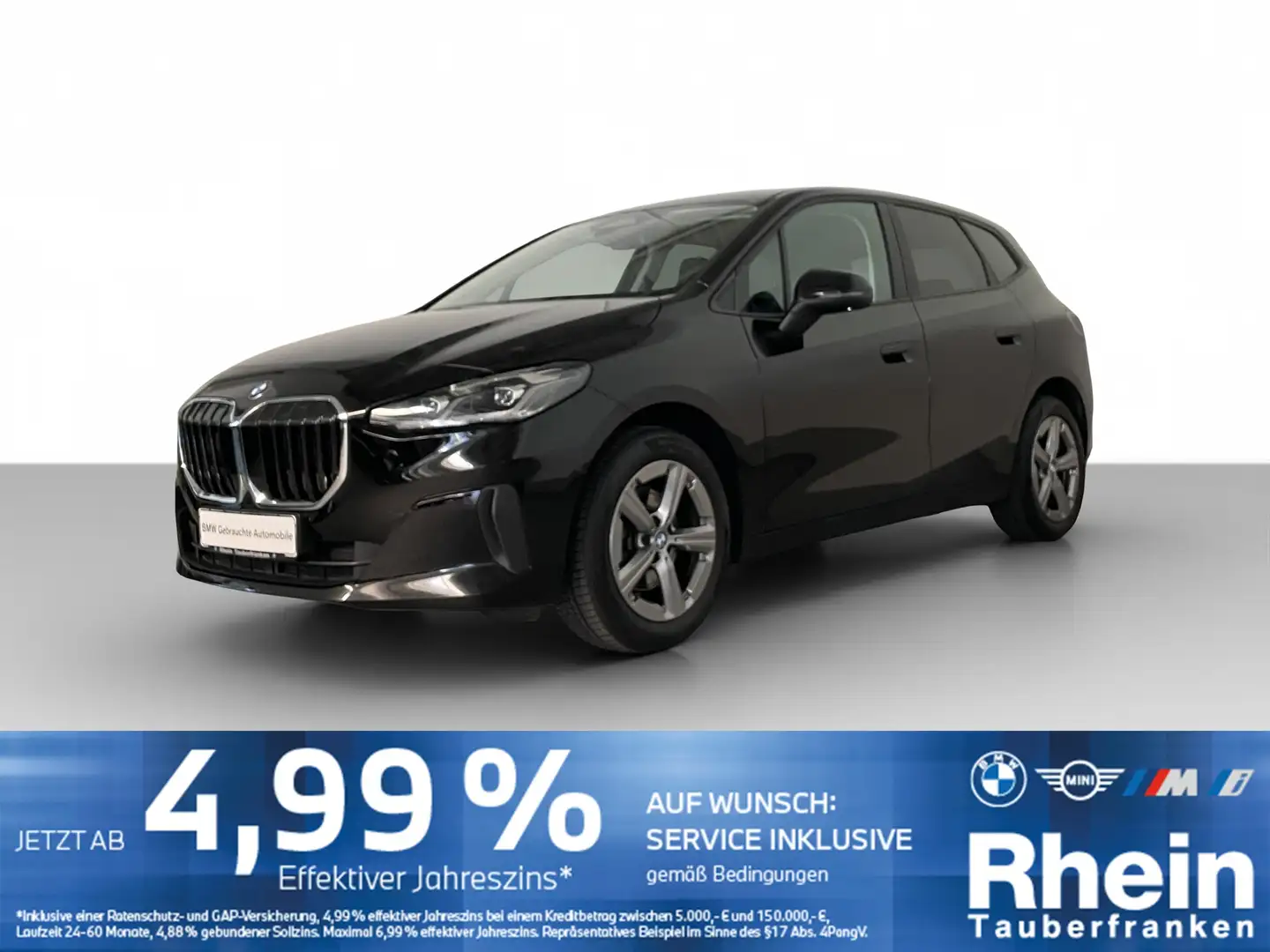 BMW 218 i Active Tourer NaviProf*LED*Apple*Parkassist Schwarz - 1