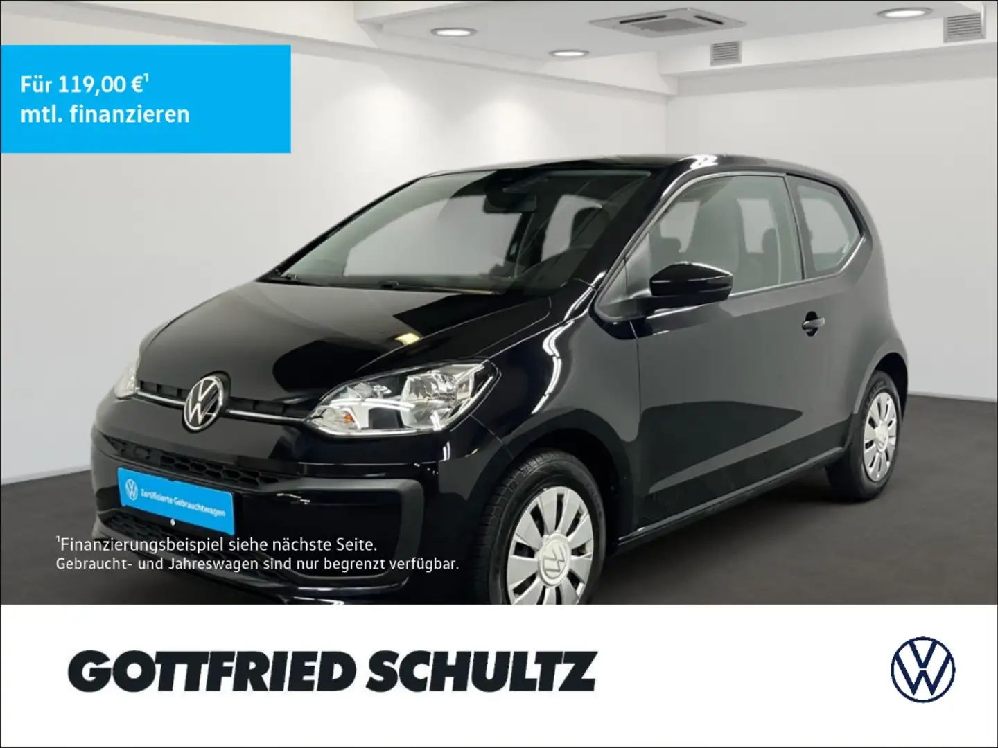 Volkswagen up! 1.0 MPI PHONE GRA KAMERA KLIMA PDC Schwarz - 1