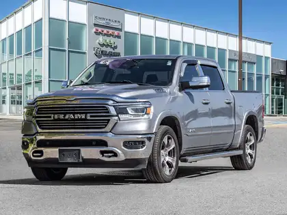 Silver 2019 RAM 1500 Pickup Truck Four-Wheel Drive 8-Speed Automatic