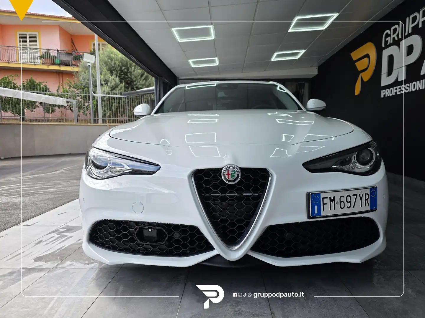 Alfa Romeo Giulia Giulia 2.2 t Veloce Q4 210cv awd auto Blanc - 2