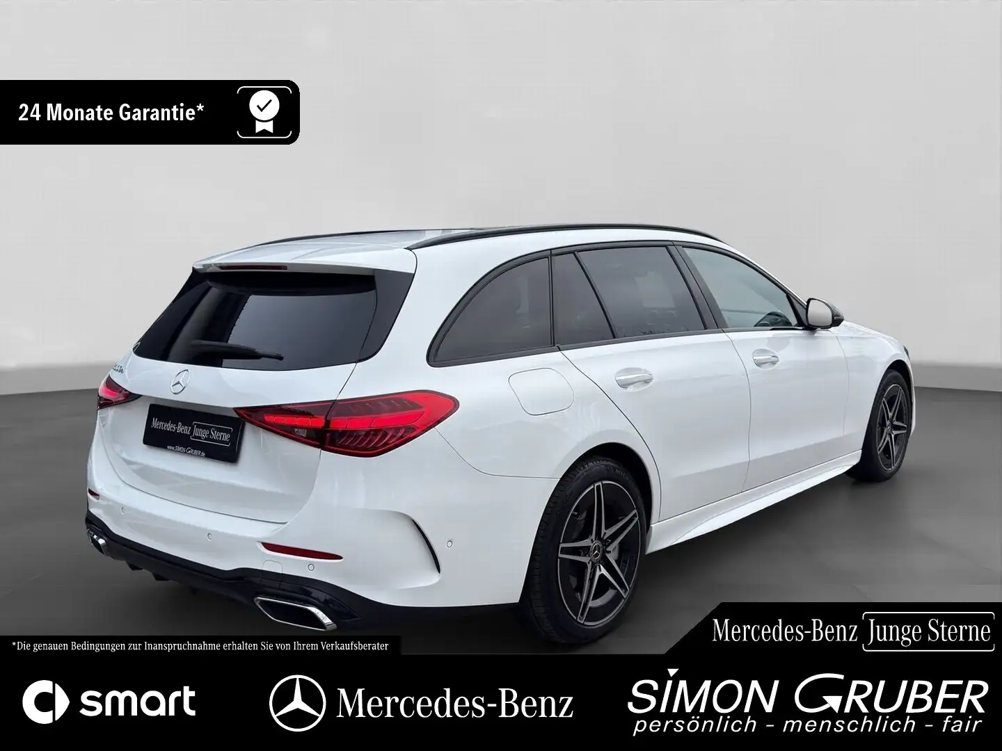 Mercedes-Benz C 300 Te AMG Pano Massage Sitzklima Burm AHK Weiß - 2