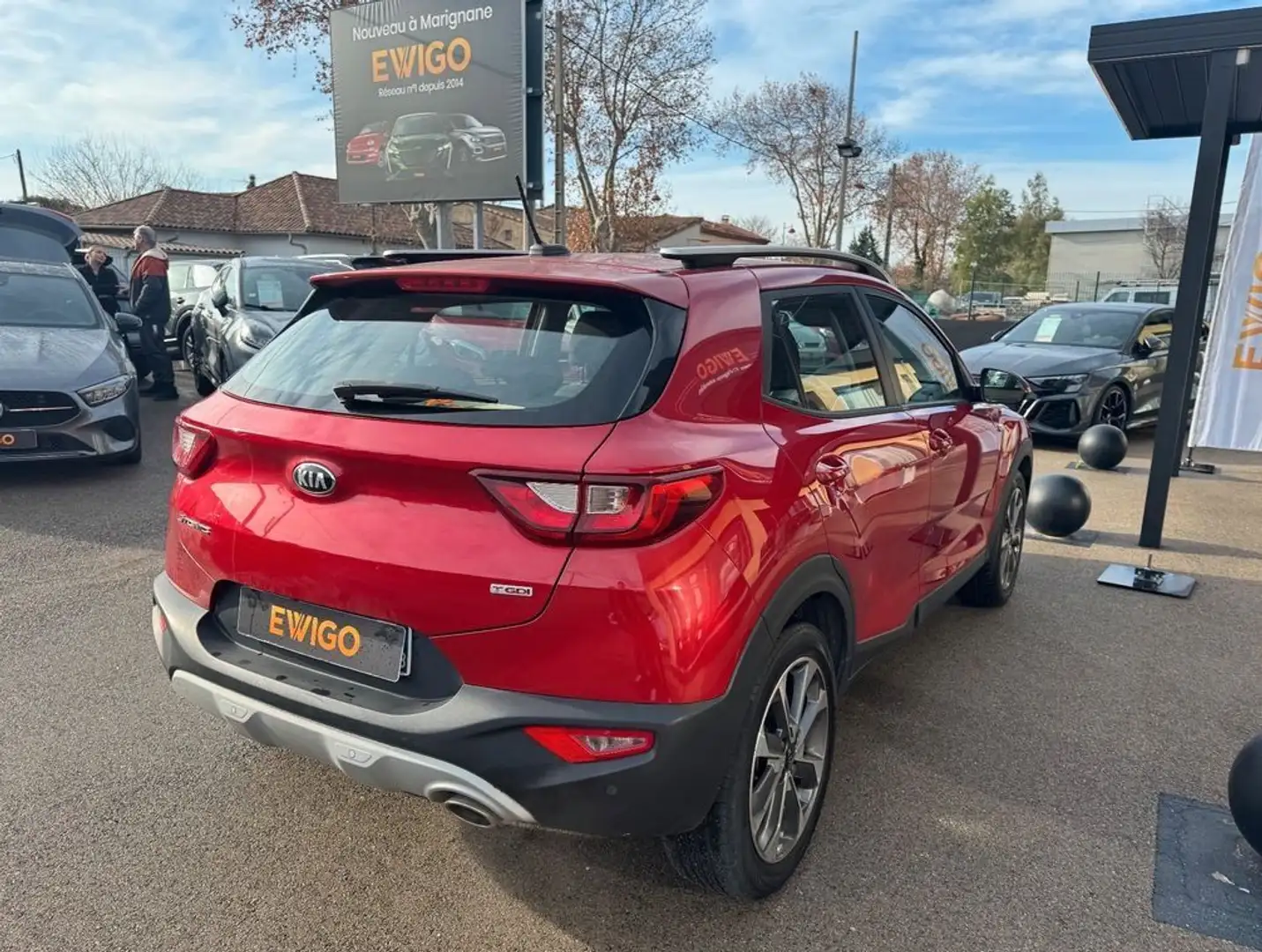 Kia Stonic 1.0 t-gdi 120 active isg Rouge - 2