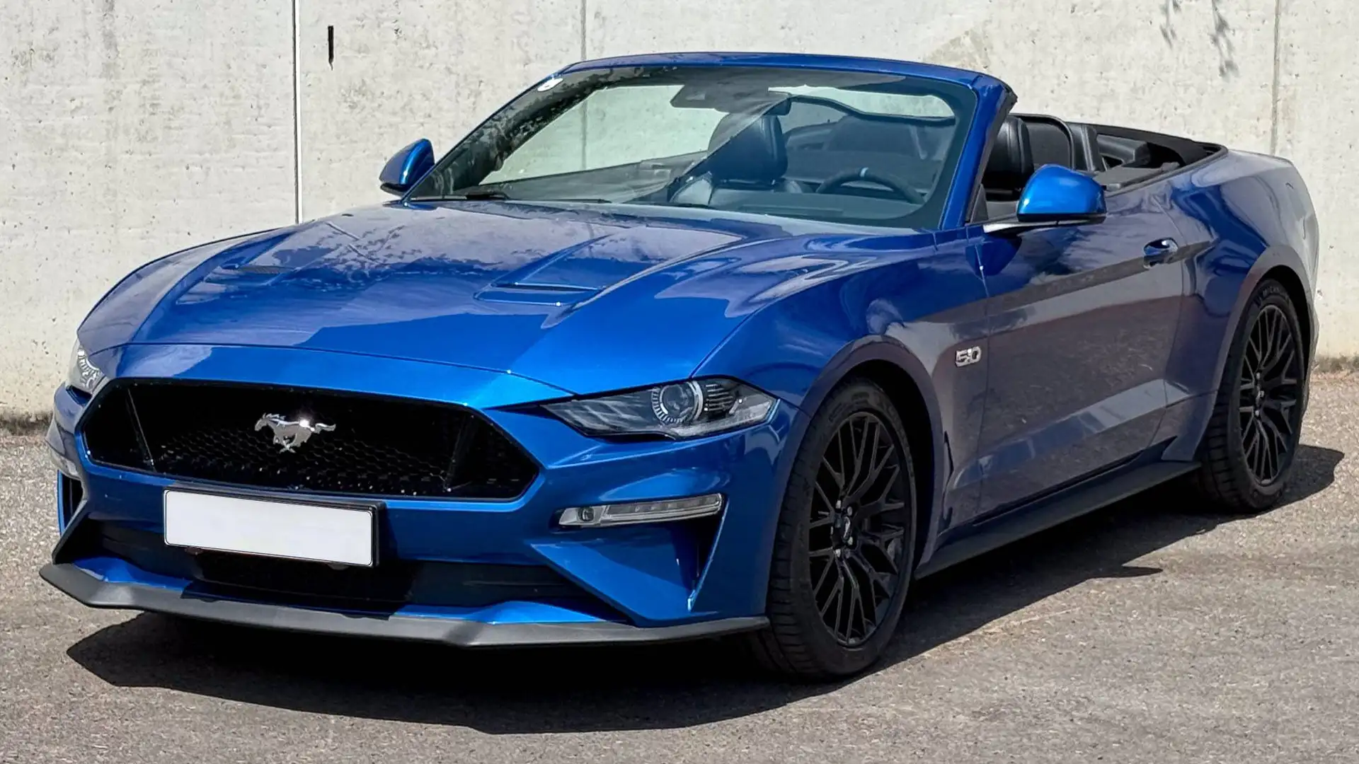Ford Mustang Mustang 5,0 Ti-VCT V8 GT Cabrio Aut. GT Blau - 1
