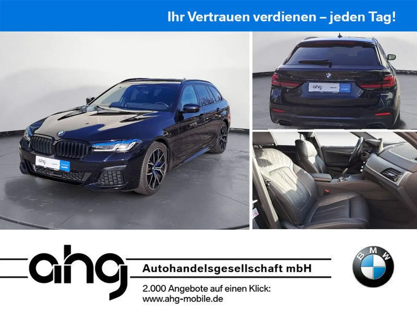 BMW 540 d xDrive Touring M Sport Driving Assistant Pr Schwarz - 1