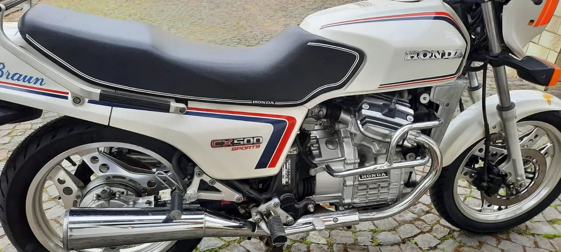 Honda CX 500 Biały - 1