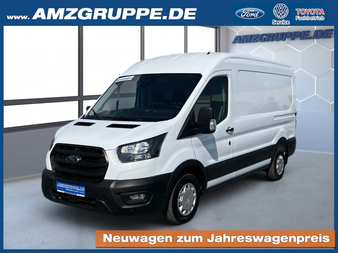 Ford Transit FT310 L2H2 Trend FWD Klima+PDC Weiß - 1