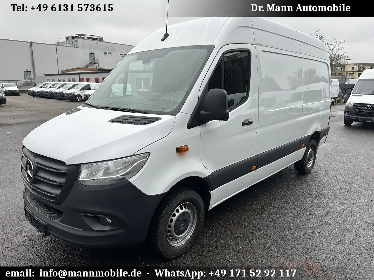 Mercedes-Benz Sprinter 317 CDI RWD L2 Top Ausstattung Blanc - 1