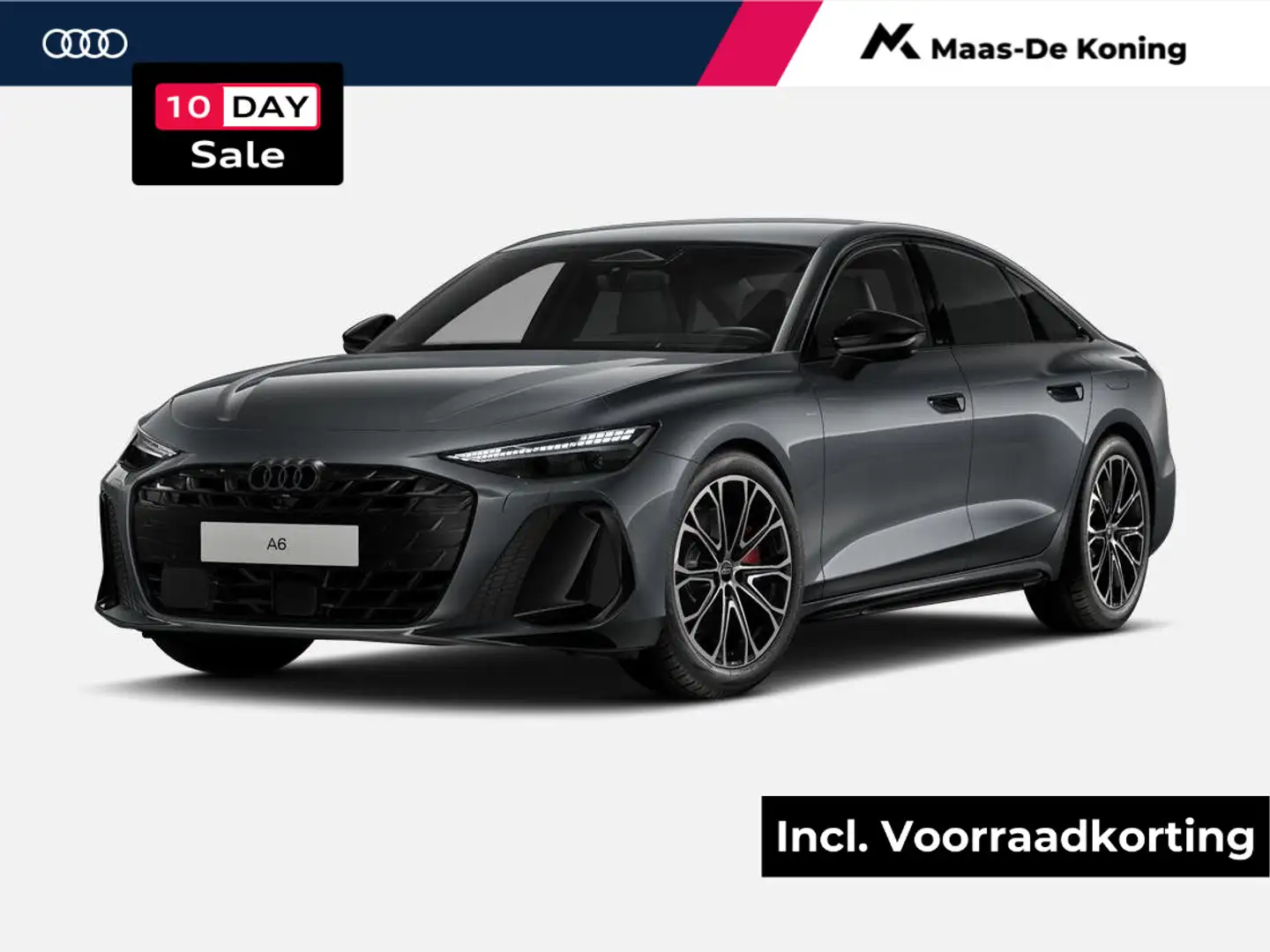 Audi A6 Limousine 2.0 e-hybrid quattro S Edition 299 PK · Grigio - 1