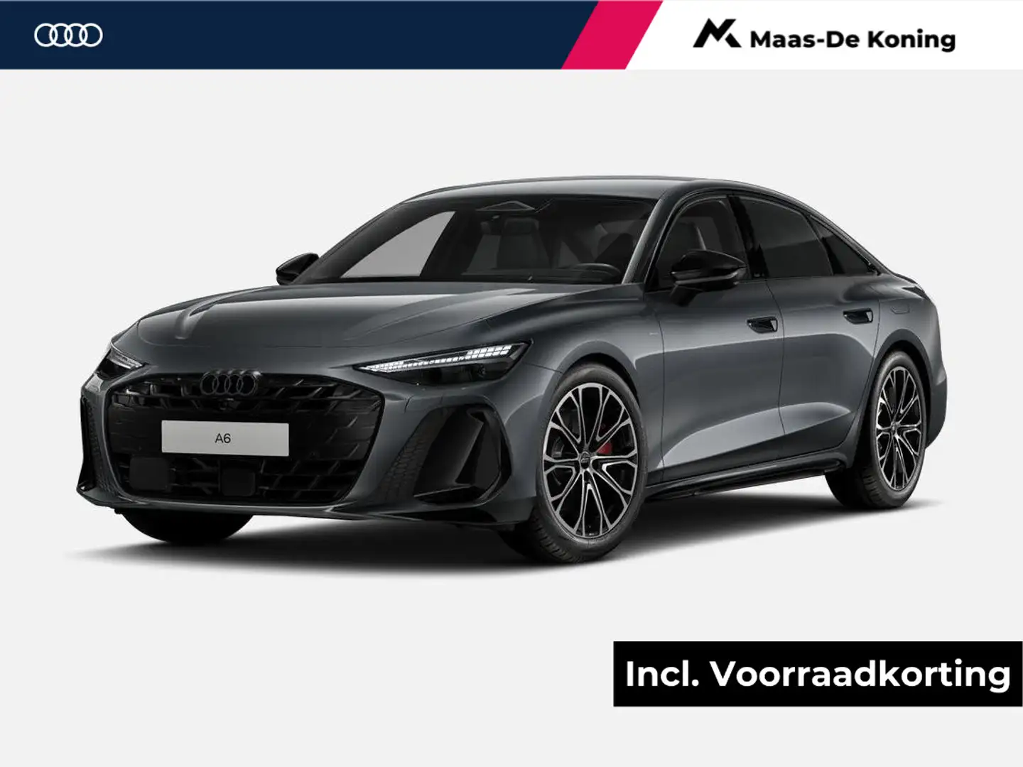 Audi A6 Limousine 2.0 e-hybrid quattro S Edition 299 PK · Grijs - 1