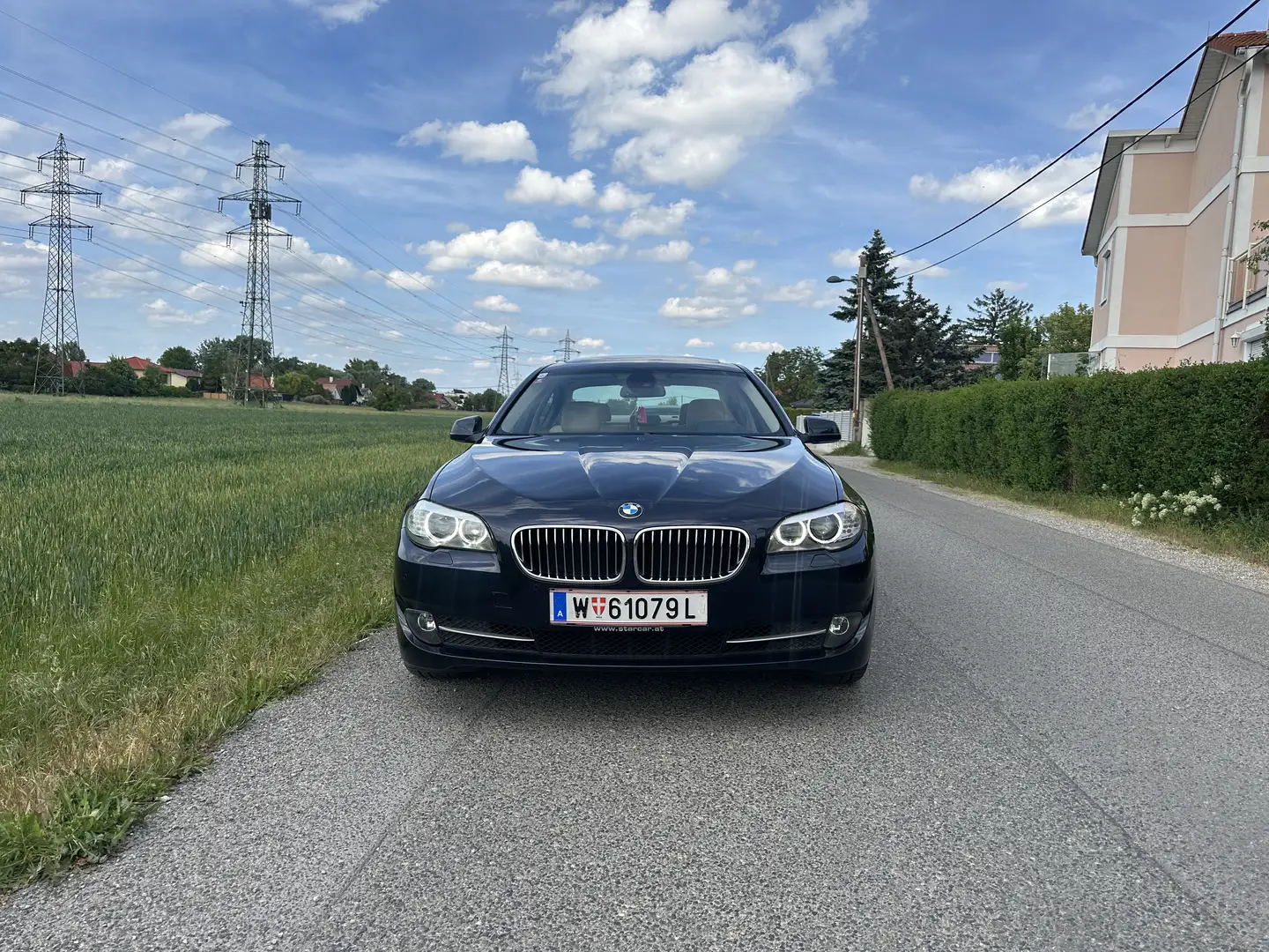 BMW 520 F10  Head-Up Display + Schiebedach Limo Blau - 2