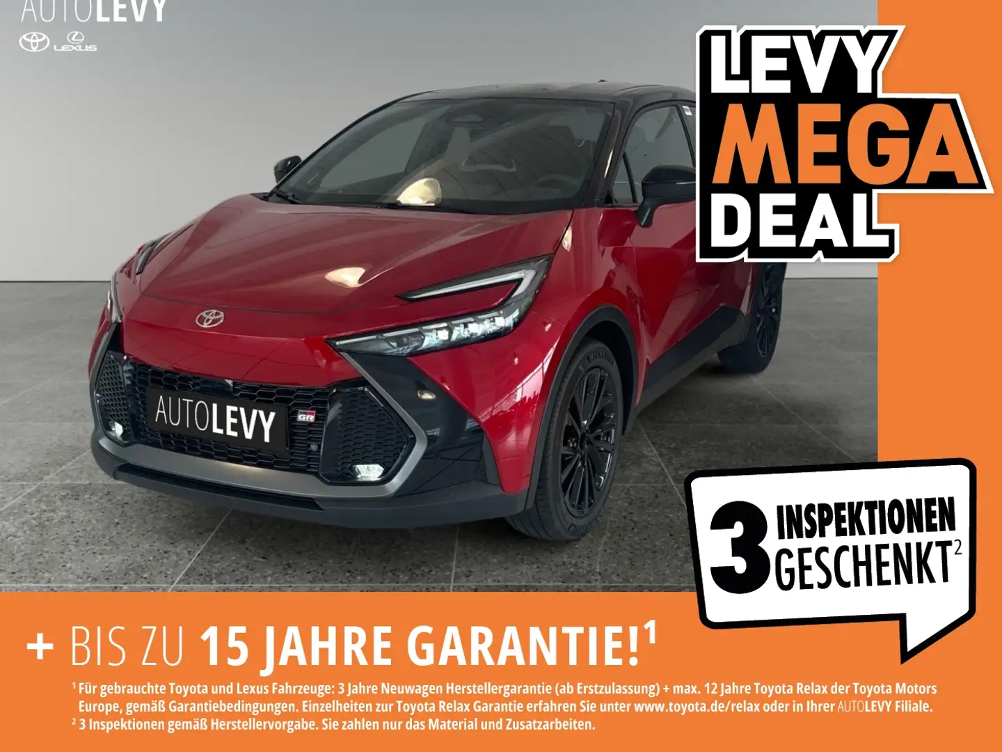 Toyota C-HR 2.0 FWD GR Sport ACC FLA elSitz SpurH LED Black - 1