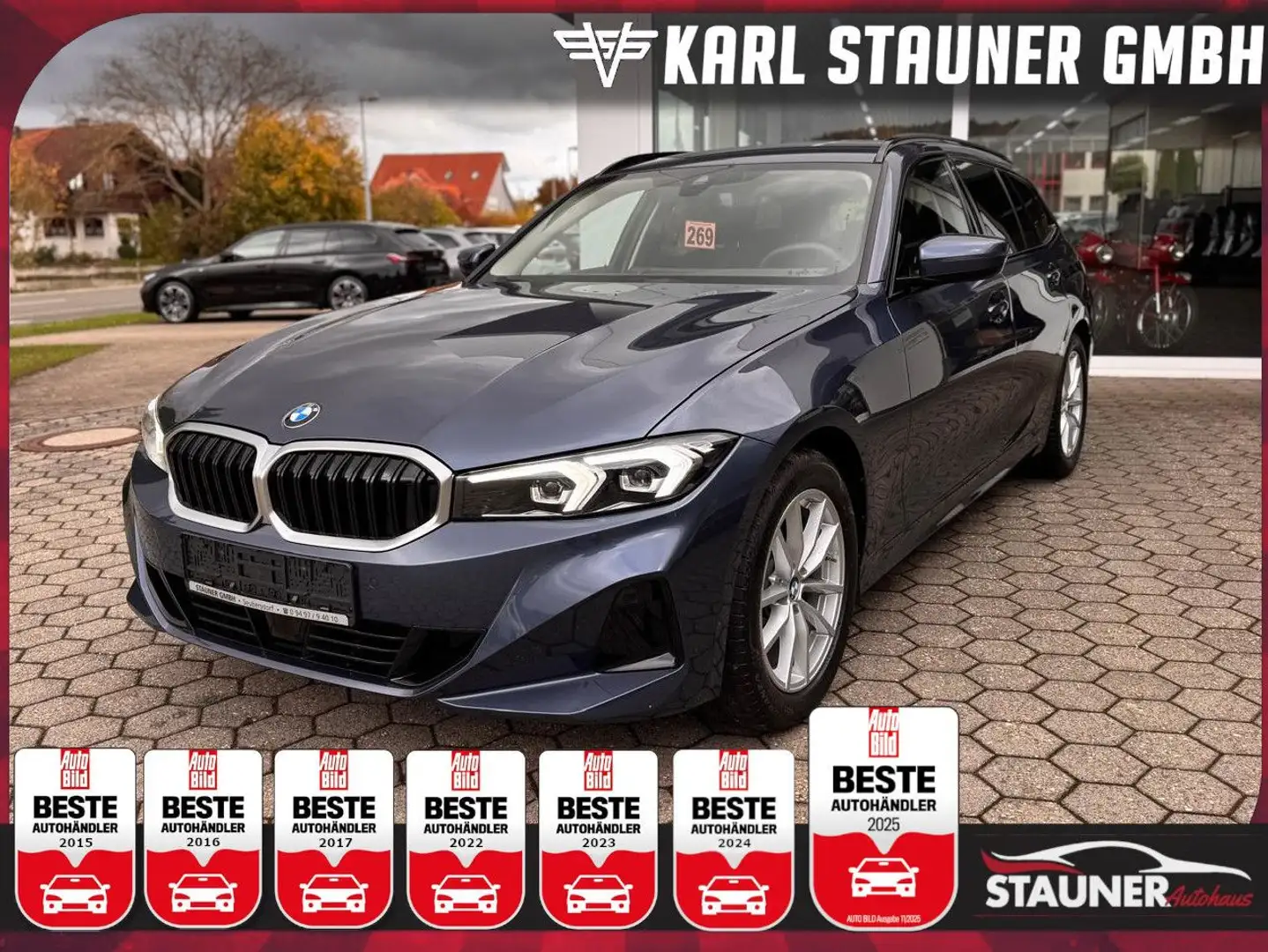 BMW 318 i Touring FACELIFT ABSTANDSTEMP DAB NAVI Blau - 1