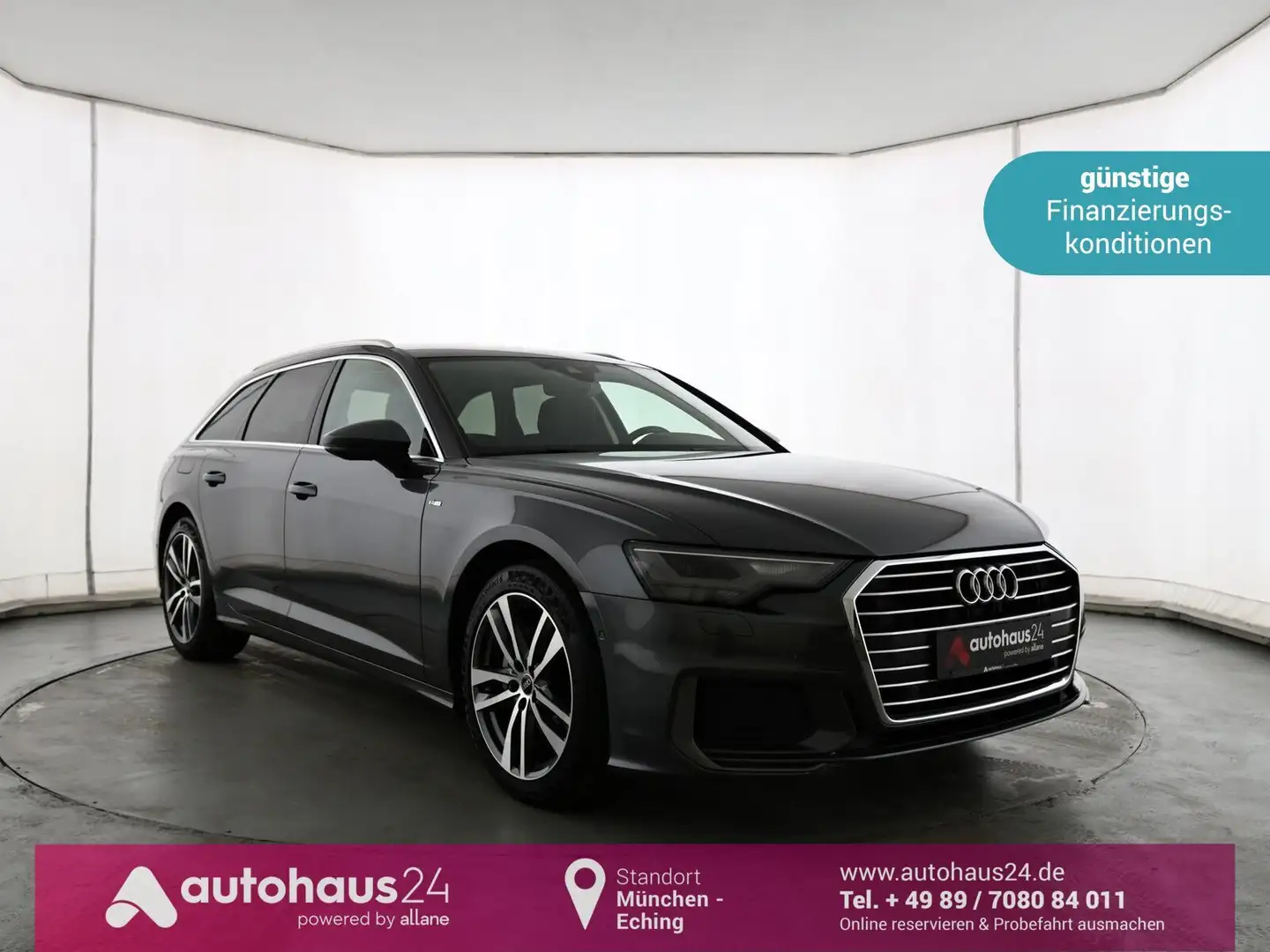 Audi A6 40 2.0 TDI Avant sport LED|Navi|PDC|Kamera Grijs - 1