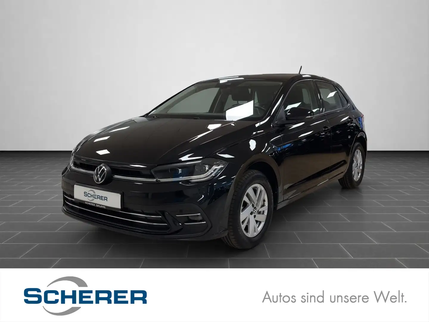 Volkswagen Polo 1.0 TSI Style DSG NAVI SHZ PDC APP Schwarz - 1