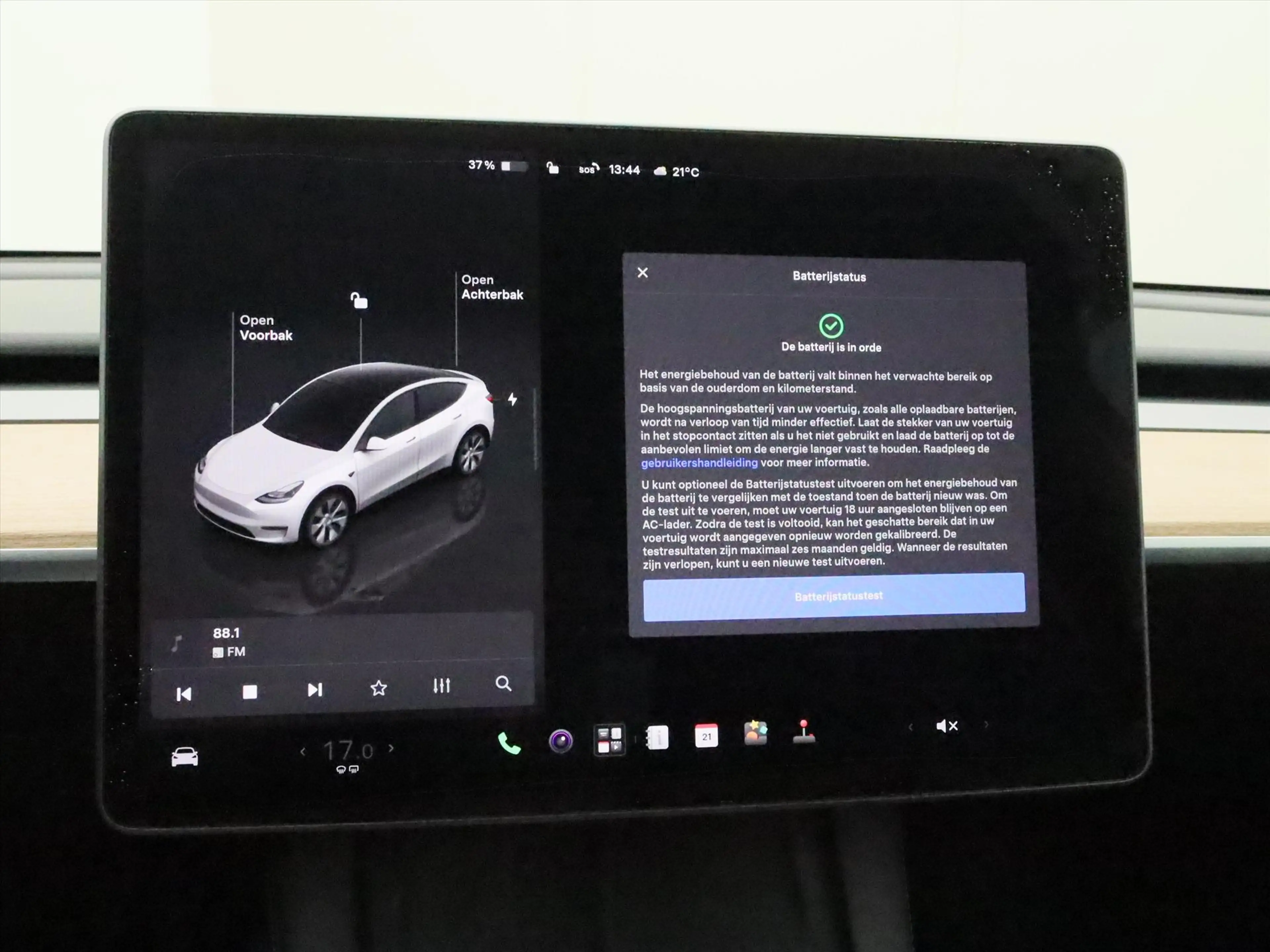 Tesla Model Y Long Range AWD 75kWh 351pk 91.9% SoH [ TREKHAAK+AM — photo 29