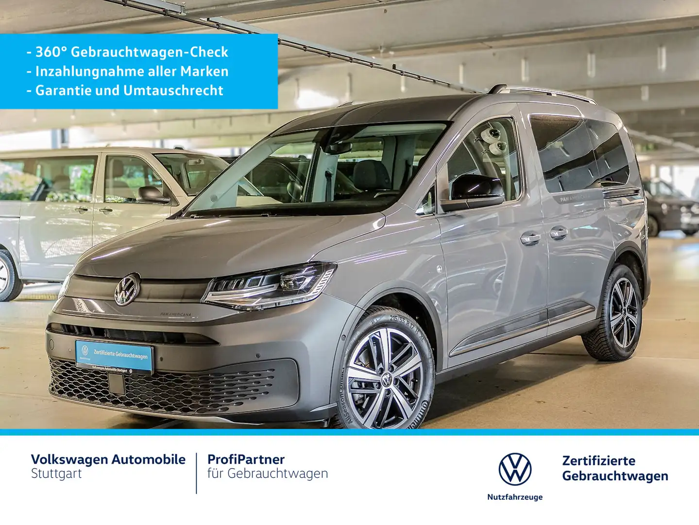 Volkswagen Caddy PanAmericana 1.5l TSI Euro 6 e ACC LED Grau - 2