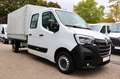 Renault Master III DoKa Pritsche + Plane L3H1 3,5t SHZ Blanc - thumbnail 1