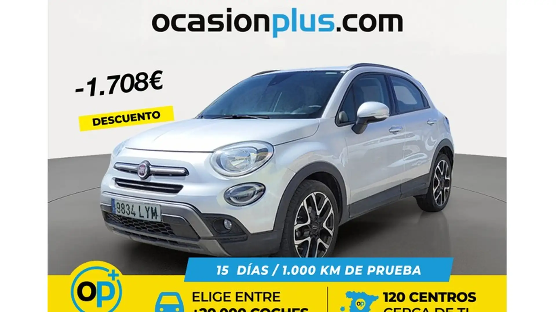 Fiat 500X 1.3 Firefly S&S Cross DCT 4x2 Grau - 1