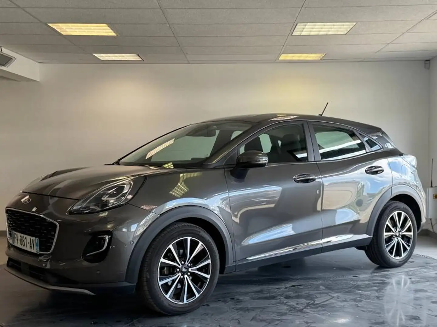 Ford Puma 1.0 EcoBoost 125ch mHEV Titanium 7cv Gris - 1