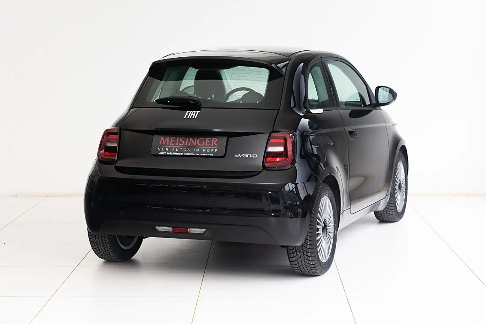 Fiat 500 Hatchback Hybrid Torino Schwarz - 2