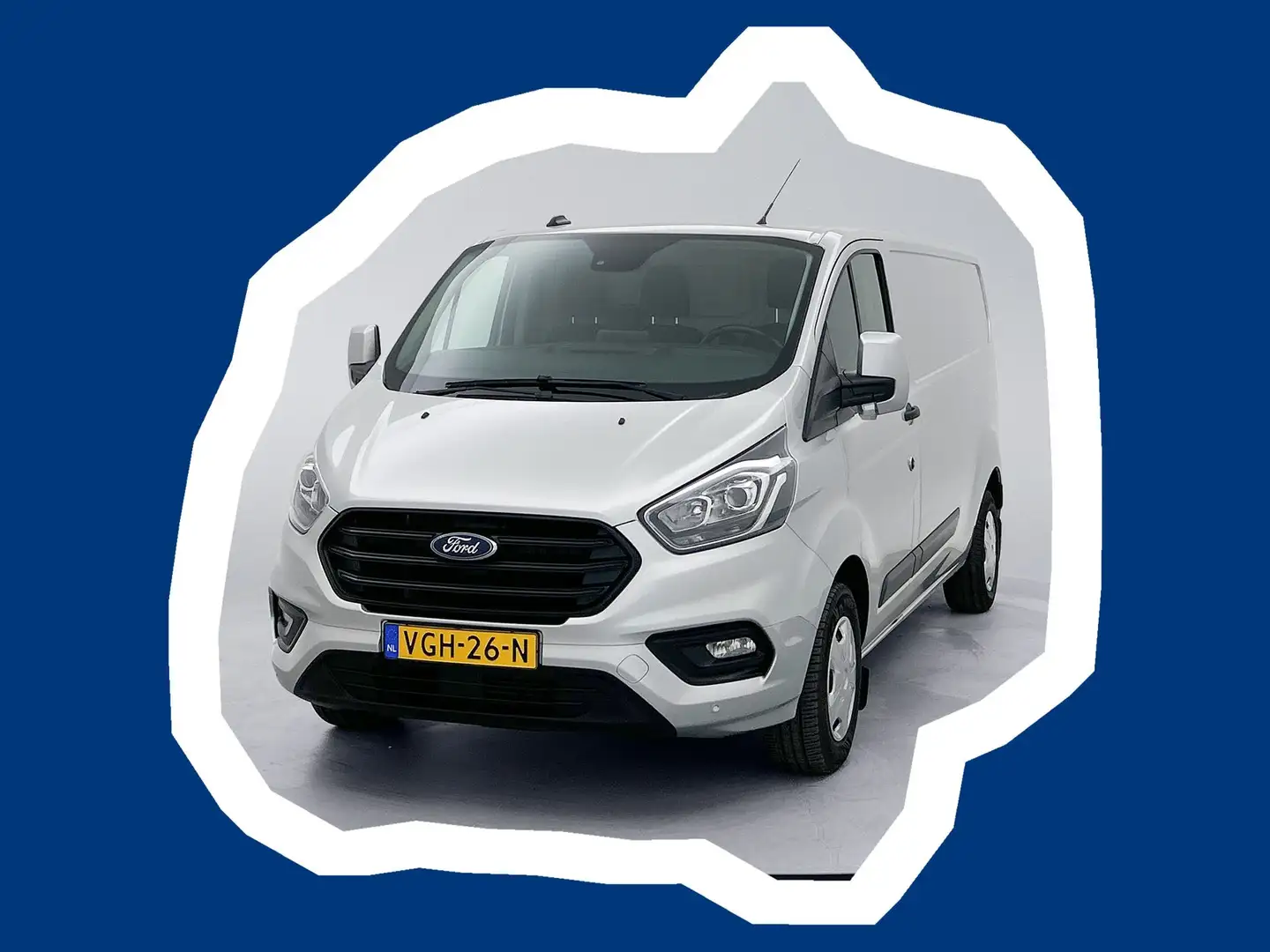 Ford Transit Custom 300 2.0 TDCI L2H1 Sync3 Trekhaak Navigatie Inricht Grau - 1