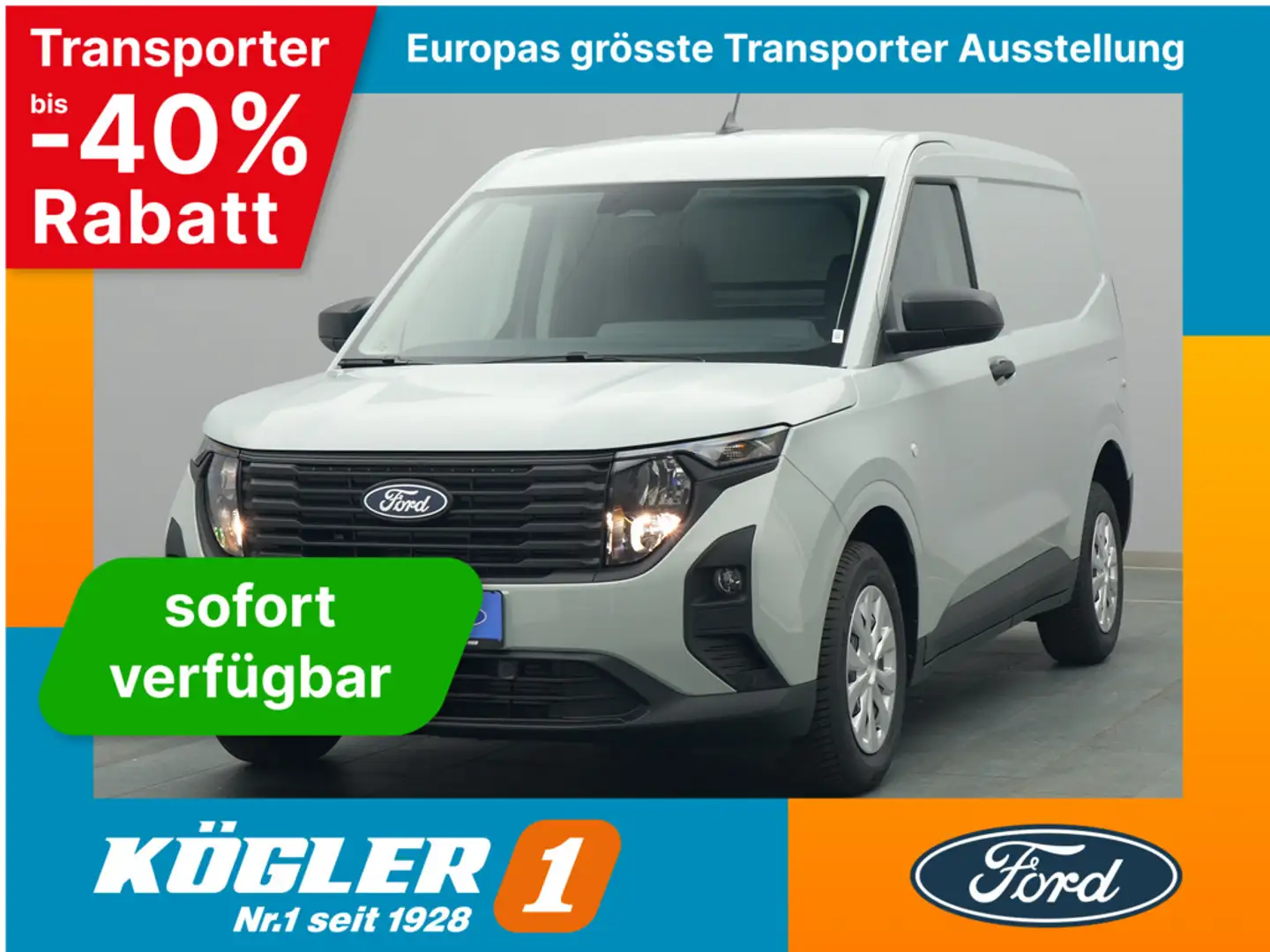 Ford Transit Courier Kasten Trend 100PS/PDC  -12%* Grijs - 1