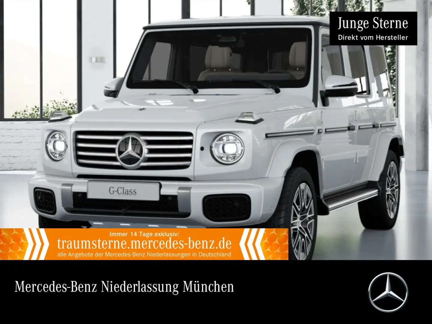 Mercedes-Benz G 450 d Exclusive Burmester 3D AMG 360° Multibeam Weiß - 1