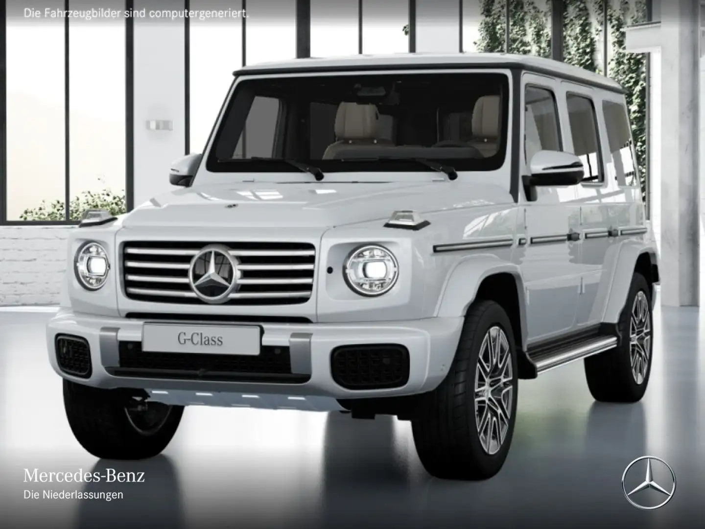 Mercedes-Benz G 450 d Exclusive Burmester 3D AMG 360° Multibeam Weiß - 2