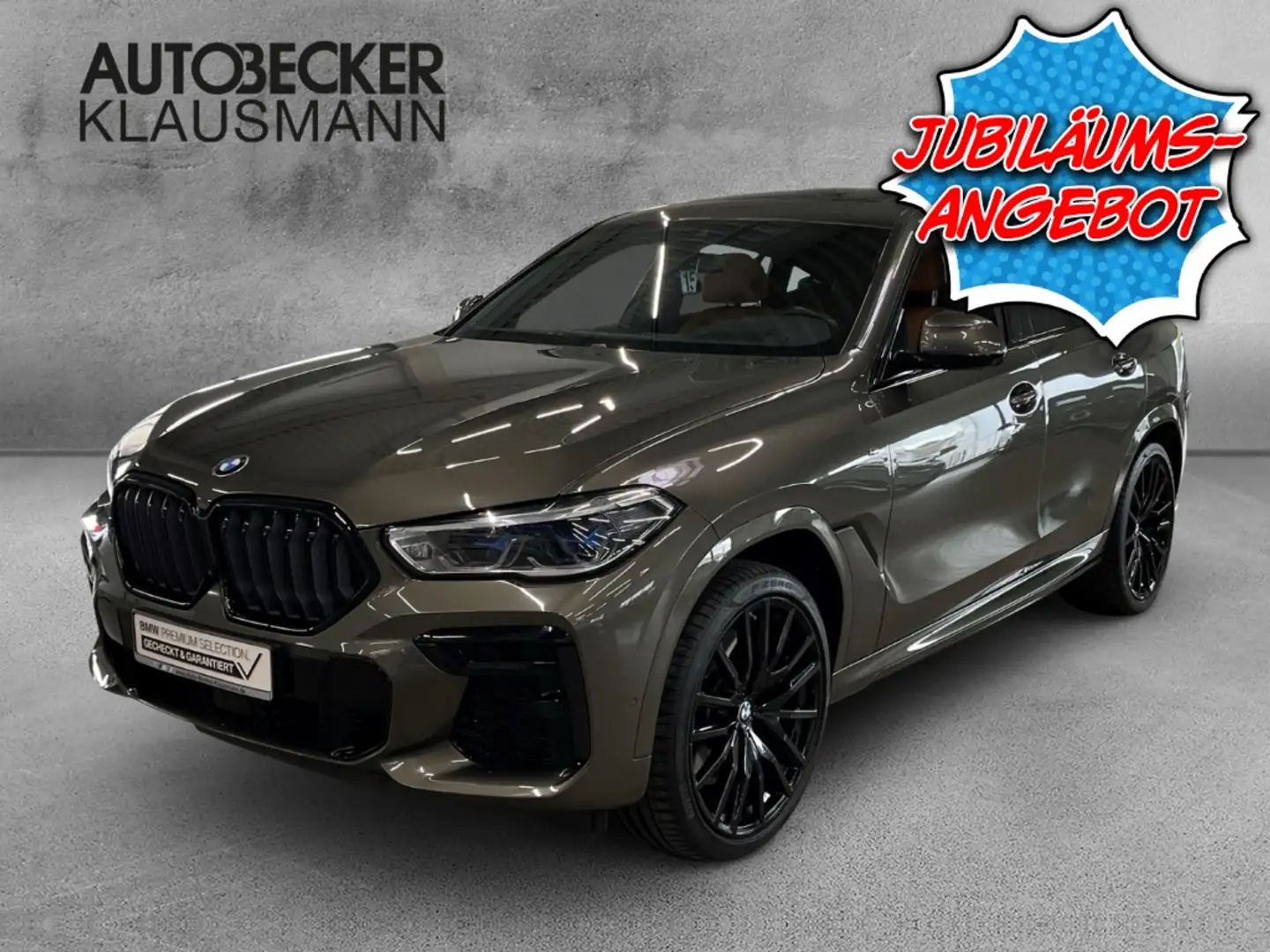 BMW X6 M50i ICONIC GLOW LC PROF HuD AHK KAMERA 360° Зелений - 1