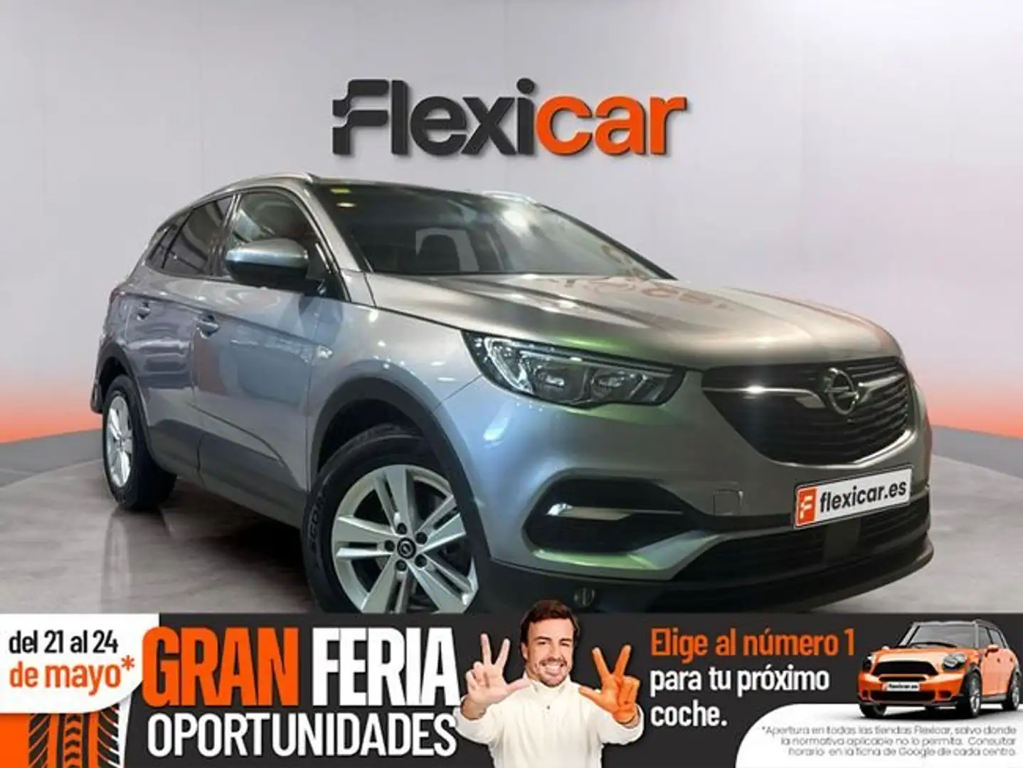 Opel Grandland X 1.2 Turbo Design Line 120 Aniversario Gris - 1