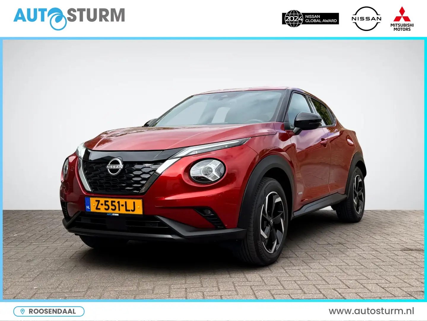 Nissan Juke 1.6 Hybrid N-Connecta Parking Pack Rojo - 1