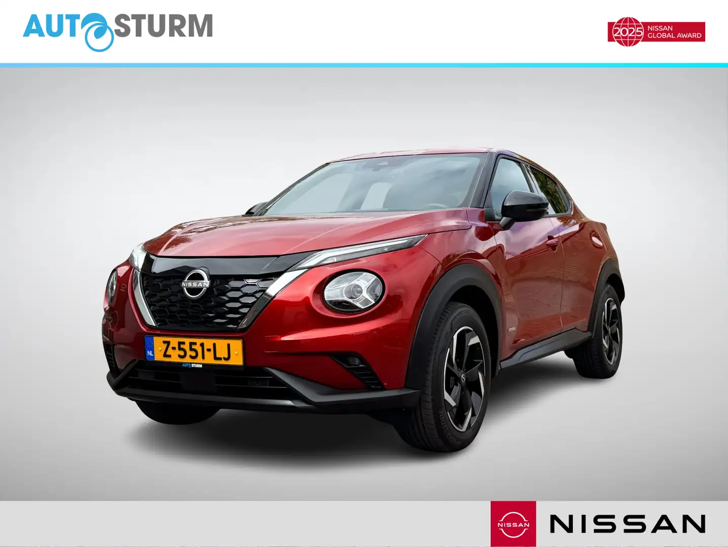 Nissan Juke 1.6 Hybrid N-Connecta Parking Pack Rood - 1