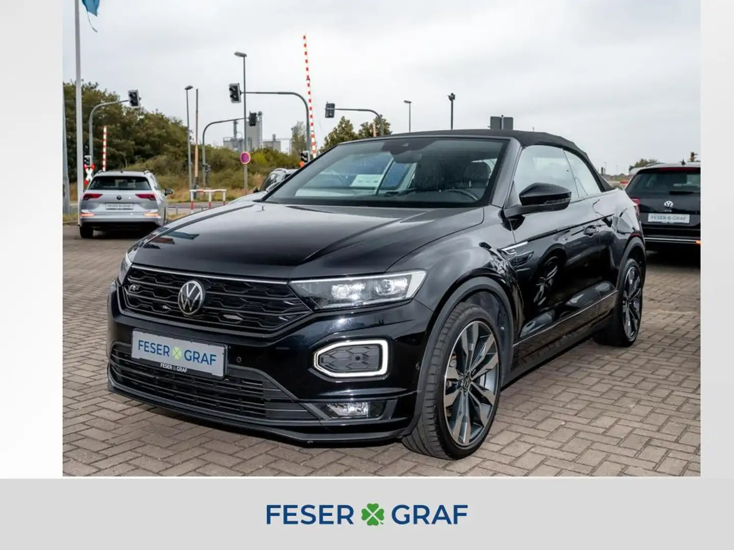 Volkswagen T-Roc Cabriolet 1.5TSI R-LINE LED/ACC/KAMERA/CONNECT/SHZ Schwarz - 1