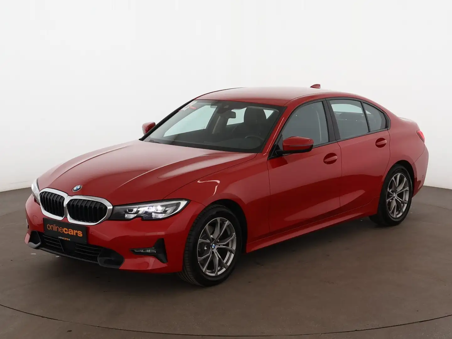 BMW 320 i Limousine Sport Line Aut LED RADAR LEDER NAV Rot - 2