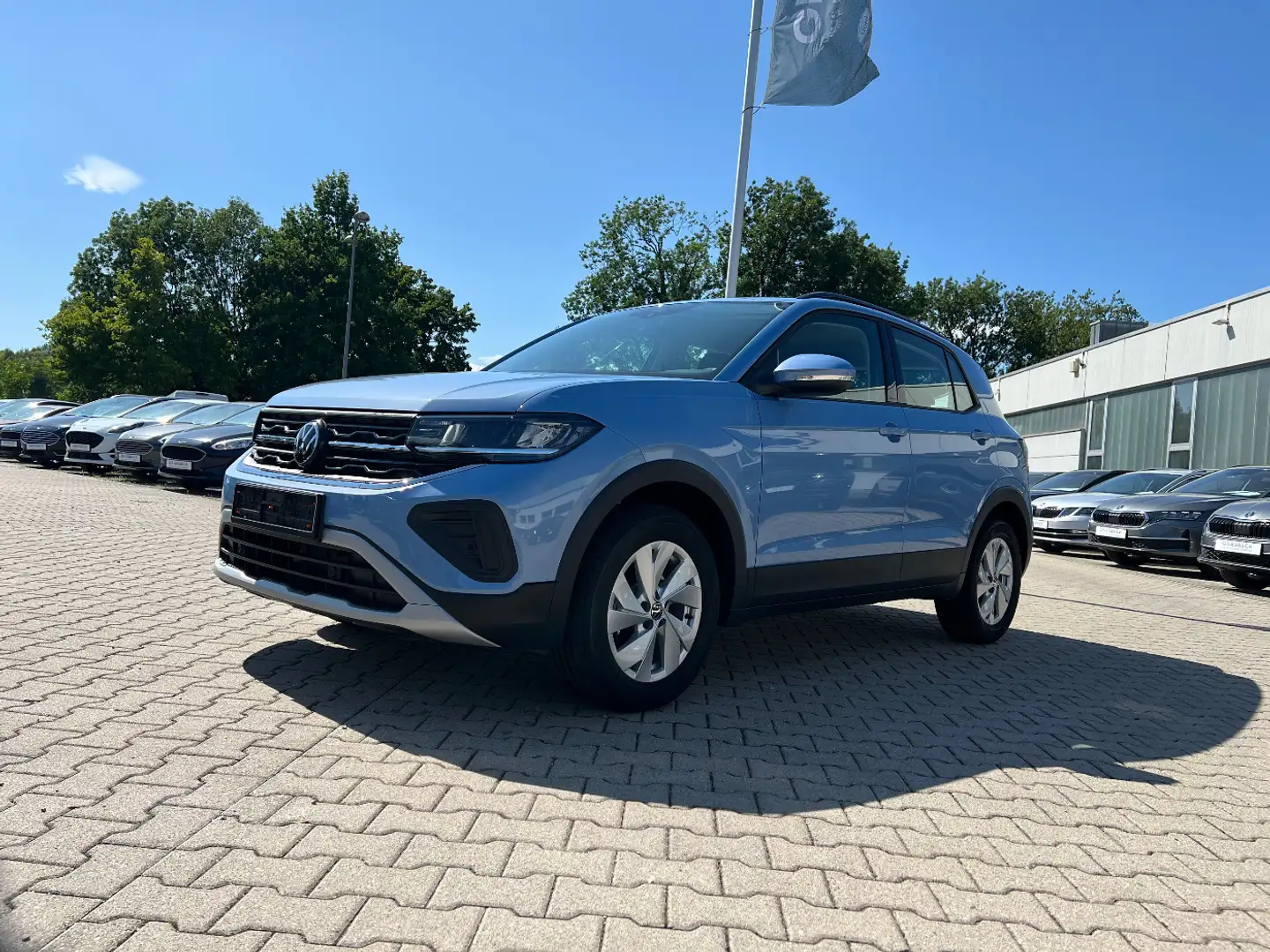 Volkswagen T-Cross 1.0 TSI Life Sitzh. Alu DAB+ PDC v+ h ACC Azul - 1