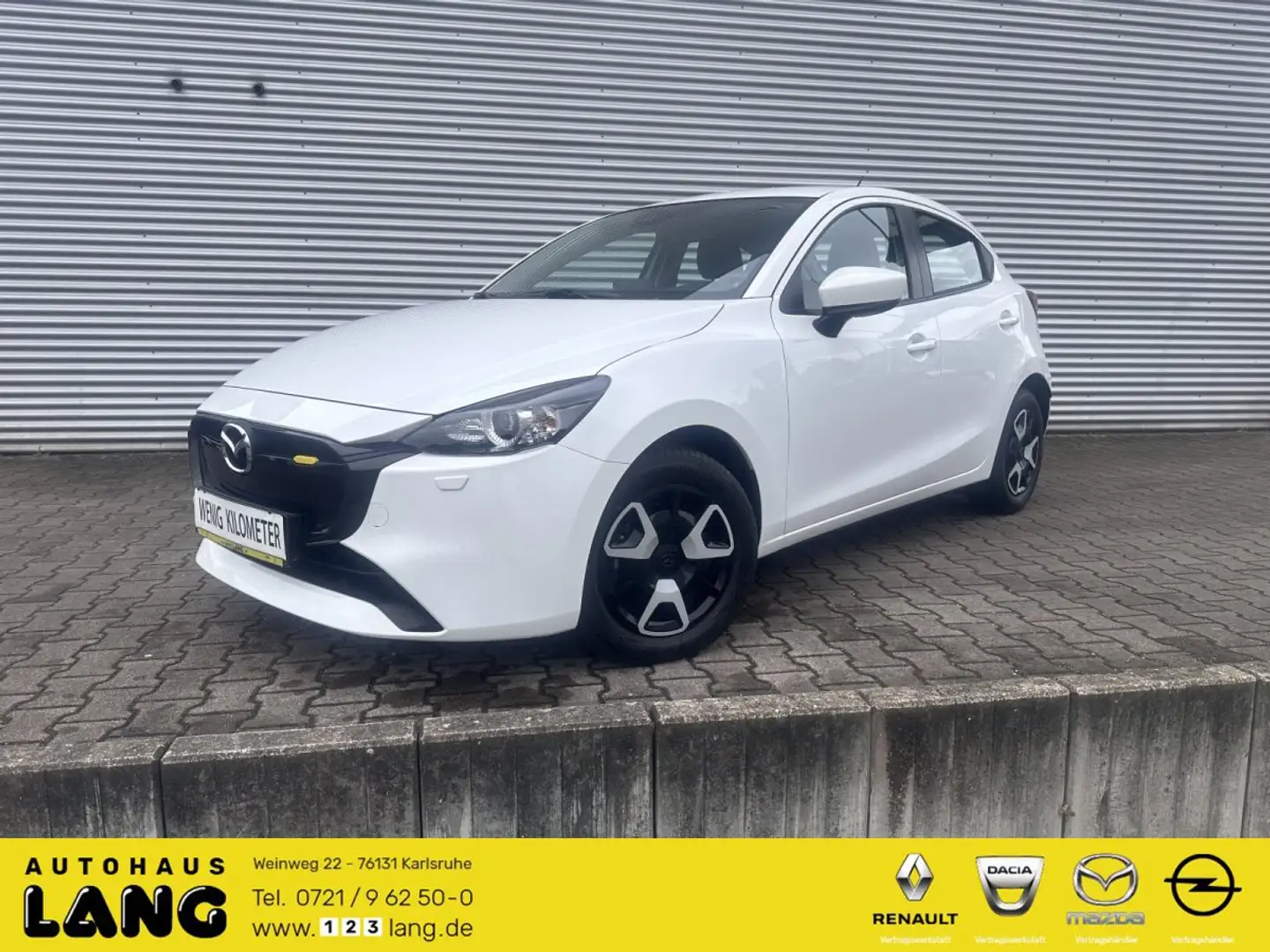 Mazda 2 1.5 SKYACTIV-G 75 EU6d Center-Line CONVENIENCE-PAK Weiß - 1
