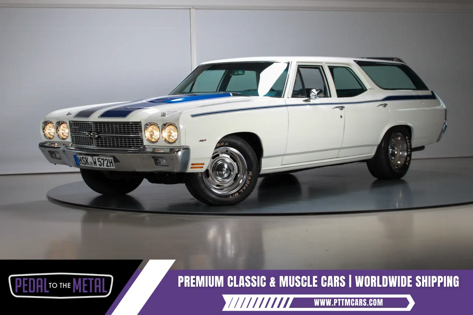 Chevrolet Chevelle 454 Station Wagon Weiß - 1