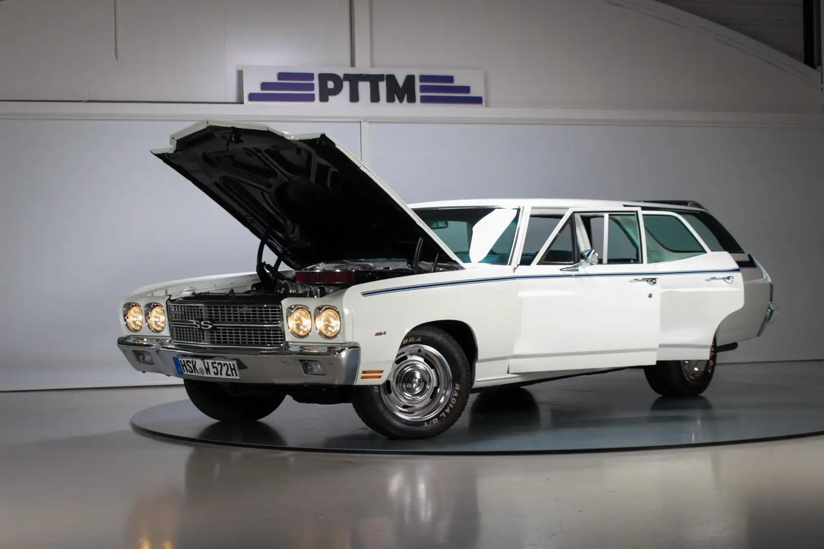 Chevrolet Chevelle 454 Station Wagon Weiß - 2