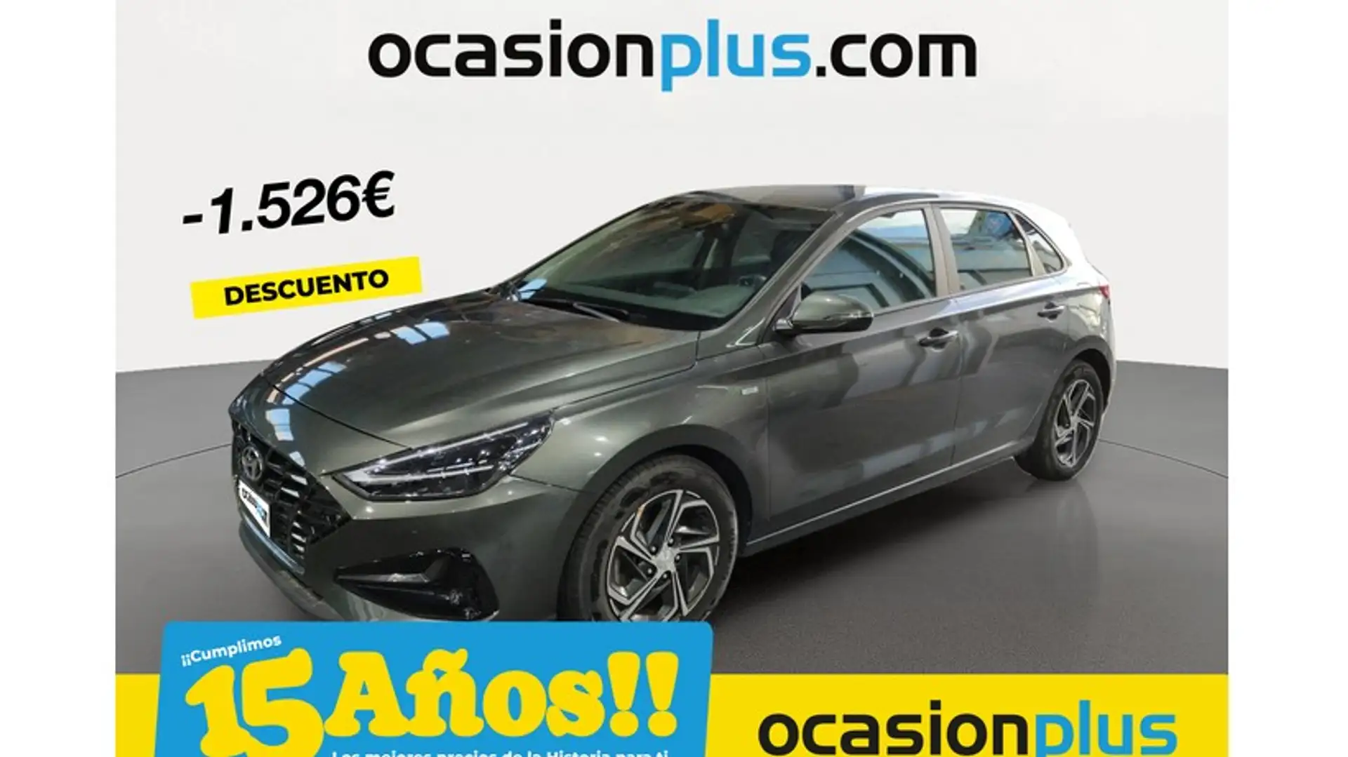 Hyundai i30 1.0 TGDI Tecno 48V 120 Gris - 1