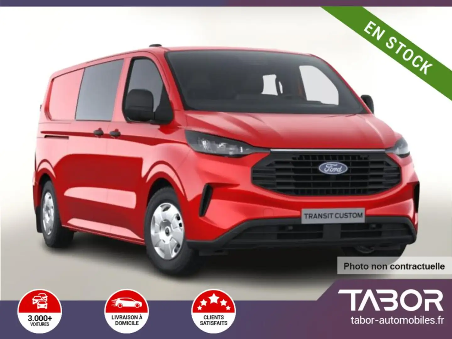 Ford Transit Custom DCiV TDCi 170 Aut Trend 320 Rouge - 1