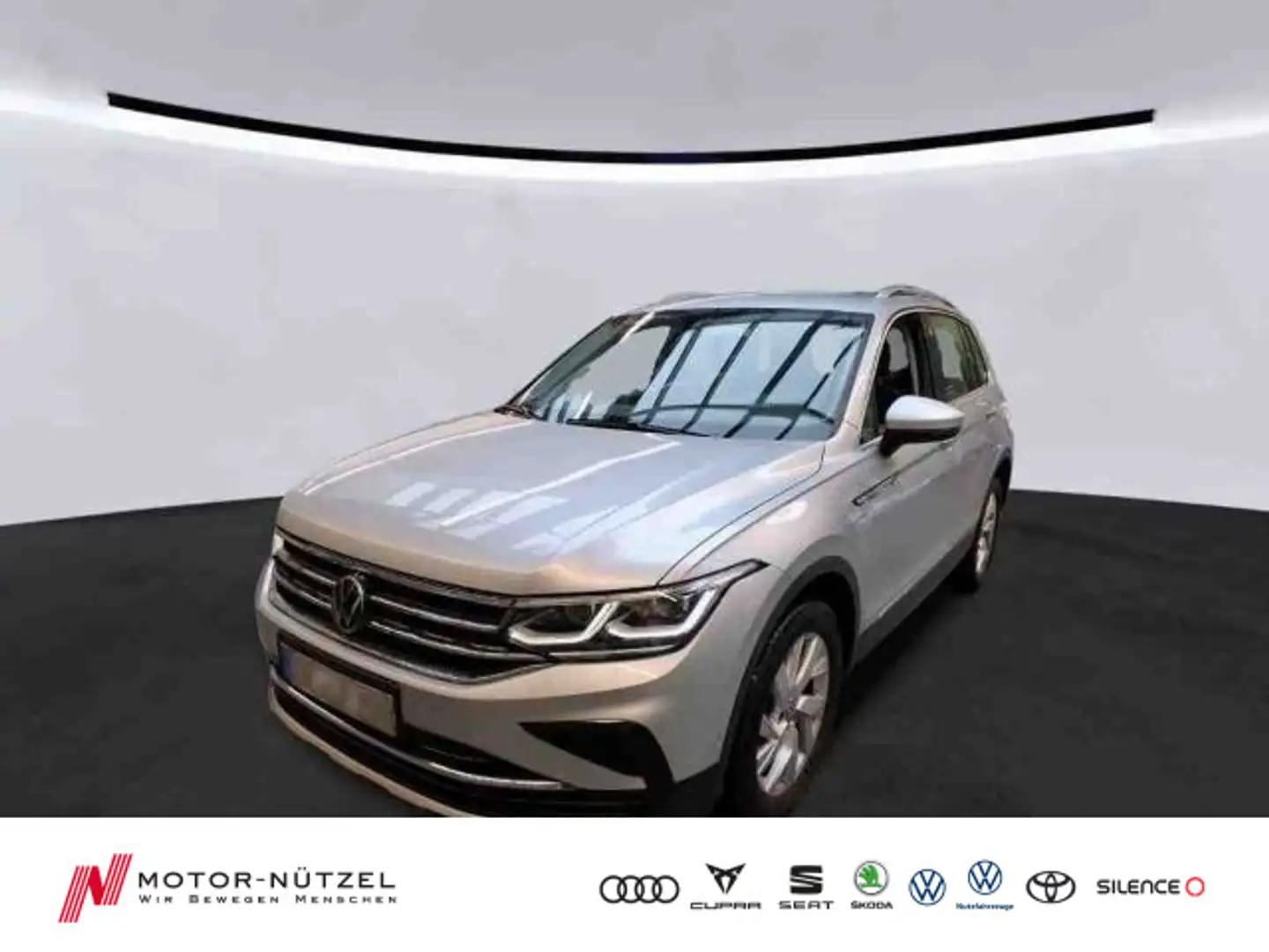 Volkswagen Tiguan 2.0TDI DSG 4M ELEGANCE MATRIX+AHK+ACC+HuD Silber - 1