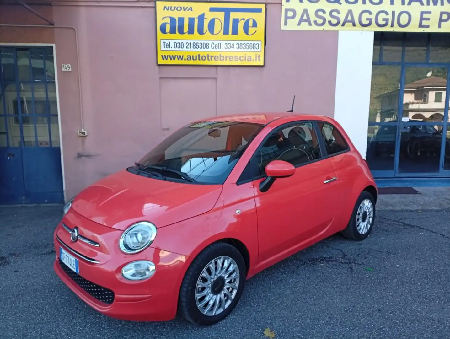 Fiat 500 1.0 Hybrid Lounge Rosso - 1