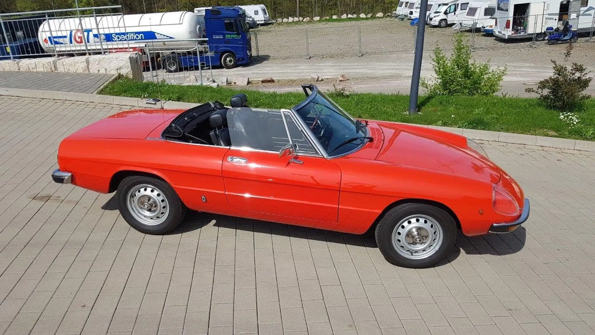 Alfa Romeo Spider 2000 Veloce, orig. 53500 km, 2. Hd., Sammlerzust. Rot - 2