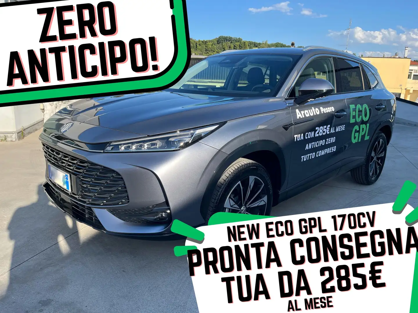 MG HS eco-GPL ZERO ANTICIPO TUA DA 285€ AL MESE Grijs - 1
