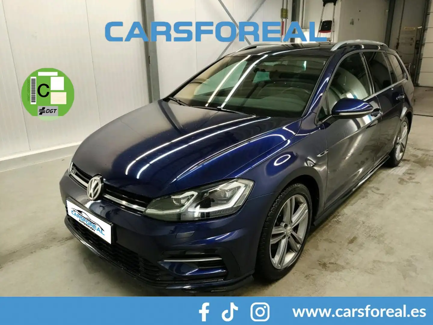 Volkswagen Golf Variant 2.0TDI Sport Bleu - 1