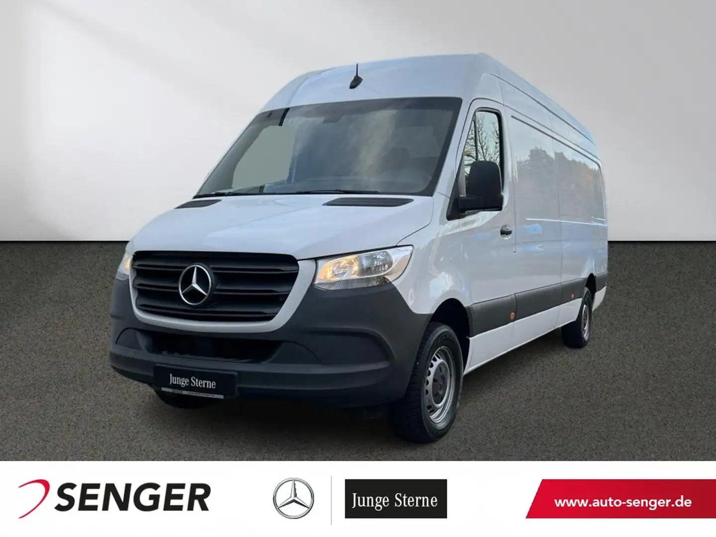 Mercedes-Benz Sprinter 316 CDI KA L3H2 MBUX AHK Holz 3-Sitzer Blanco - 1