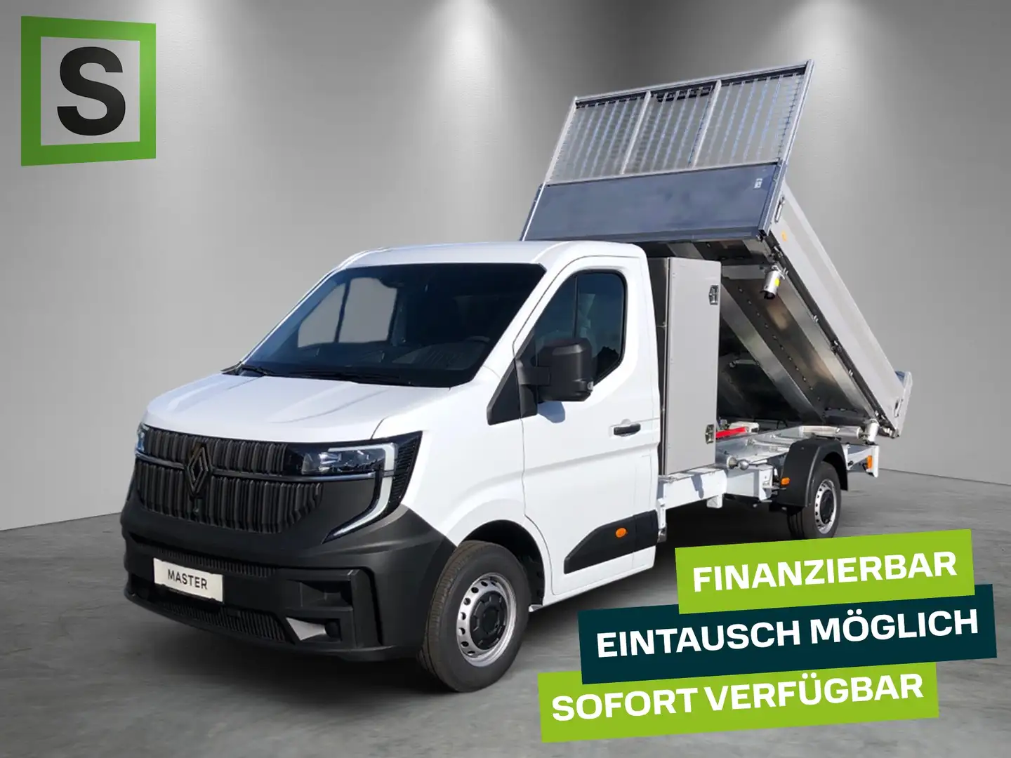 Renault Master MASTER Fahrgestell Dreiseitenkipper Alu L3H1 3,5t Blue dCi 150 (Euro6ebis) Weiß - 1